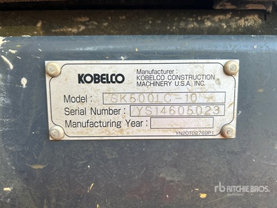 2021 Kobelco SK500LC-10 Rupsgraafmachine