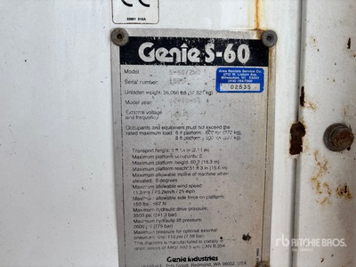 Genie S-60 2WD Diesel Telescopische hoogwerker