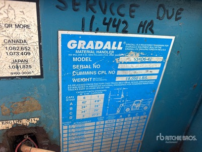 1999 Gradall 534D-6-42 رافع تليسكوبى