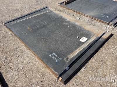 Quantity of (2) 2026 Kit Containers Steel 5 ft x 7 ft 6 in (1 in Thick) Stahlplatten (Unused)