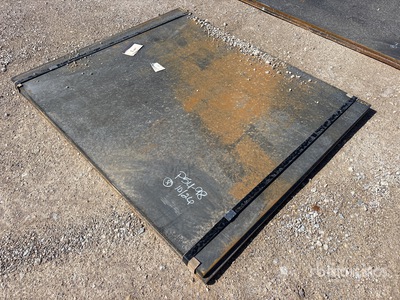 Quantity of (2) 2026 Kit Containers Steel 5 ft x 6 ft (1 in Thick) Stahlplatten (Unused)