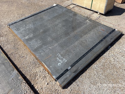Quantity of (2) 2026 Kit Containers Steel 5 ft x 6 ft 6 in (1 in Thick) Stahlplatten (Unused)