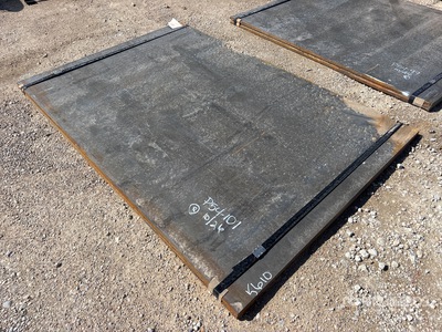 Quantity of (2) 2026 Kit Containers Steel 5 ft x 7 ft 7 in (1 in Thick) Stahlplatten (Unused)