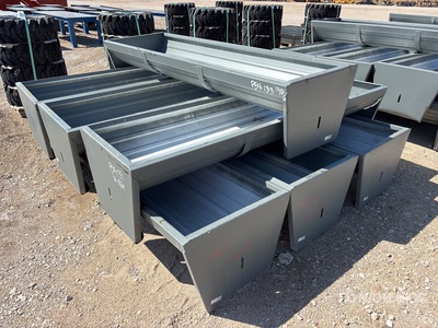 Quantity of (7) 2026 Kit Containers CF-90-V2025 90 in Steel Livestock Feeder (Unused)