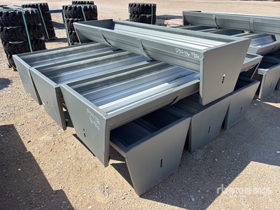 Quantity of (7) 2026 Kit Containers CF-90-V2025 90 in Steel Livestock Feeder (Unused)