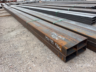 Quantity of (4) 2026 Kit Containers 3 in x 6 in x 25 ft Rectangle Tubing Materiale edile (Unused)