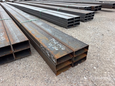 Quantity of (6) 2026 Kit Containers 2 in x 6 in x 24 ft 11 in Rectangle Tubing Materiale edile (Unused)