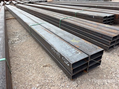 Quantity of (6) 2026 Kit Containers 2 in x 6 in x 26 ft Rectangle Tubing Materiale edile (Unused)