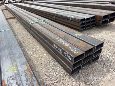 Quantity of (9) 2026 Kit Containers 2 in x 4 in x 23 ft 8 in Rectangle Tubing Materiale edile (Unused)