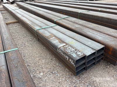 Quantity of (9) 2026 Kit Containers 2 in x 4 in x 22 ft Rectangle Tubing Materiale edile (Unused)