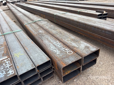 Quantity of (4) 2026 Kit Containers 3 in x 6 in x 23 ft Rectangle Tubing Materiale edile (Unused)