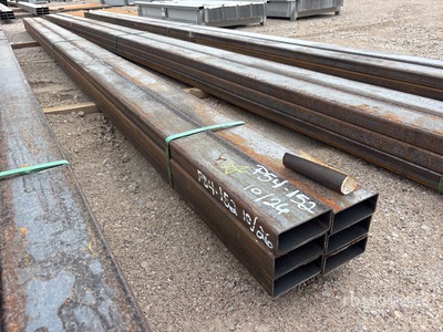 Quantity of (6) 2026 Kit Containers 2 in x 5 in x 20 ft Rectangle Tubing Materiale edile (Unused)