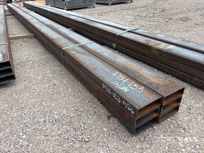 Quantity of (6) 2026 Kit Containers 2 in x 6 in x 23 ft Rectangle Tubing Materiale edile (Unused)