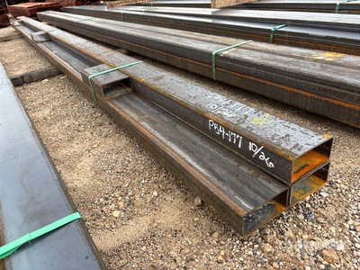 Quantity of (3) 2026 Kit Containers 3 in x 6 in x 22 ft Rectangle Tubing (Unused)