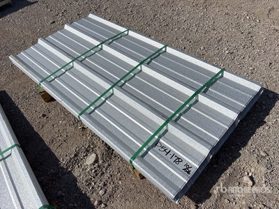 Quantity of (100) 2026 Kit Containers 6 ft Steel R Panel (Unused)