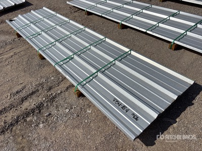 Quantity of (45) 2026 Kit Containers 12 ft Steel R Panel (Unused)