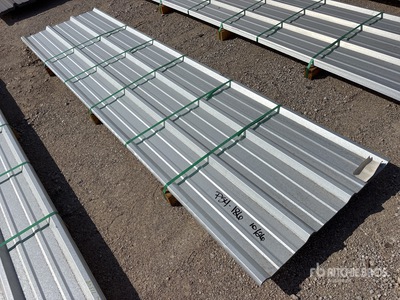 Quantity of (32) 2026 Kit Containers 12 ft Steel R Panel (Unused)