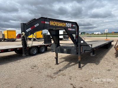 2025 Ascend GNW40-20 STDK 40 ft T/A Gooseneck Remorque pour équipement