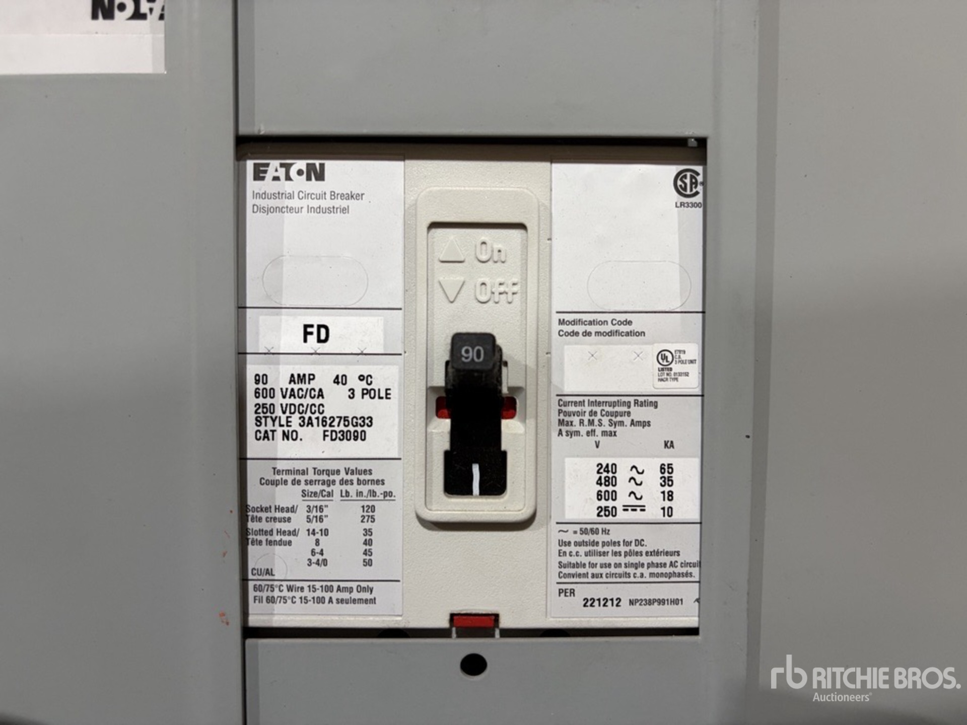 Switchgear (Unused)