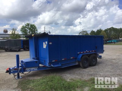 2026 Top Shelf DT71616KBP T/A Tipping Utility Trailer