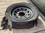 Trailer Chassis with Tire Condition