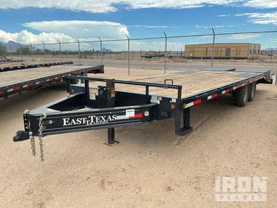 2025 East Texas 25 ft T/A Equipment Trailer