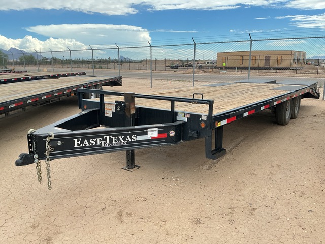 2025 East Texas 25 ft T/A Equipment Trailer