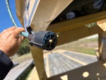 Trailer Chassis with Power Receptacle Functional