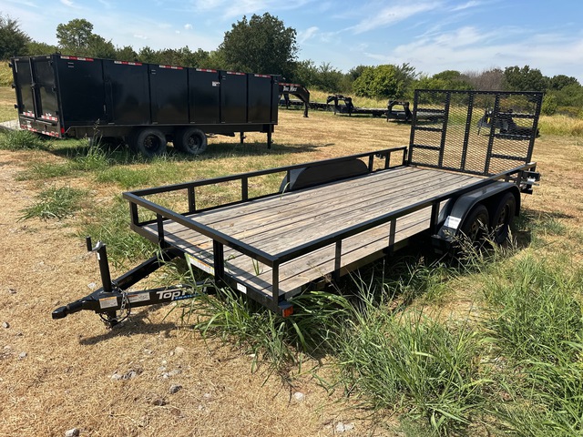 2025 Top Hat LDX16X77-4.4NR 16 ft T/A Utility Trailer