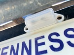 Trailer Chassis with License Plate Light Functional