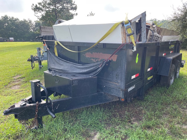 2024 Taylor 14 ft T/A Demolition End Dump Trailer