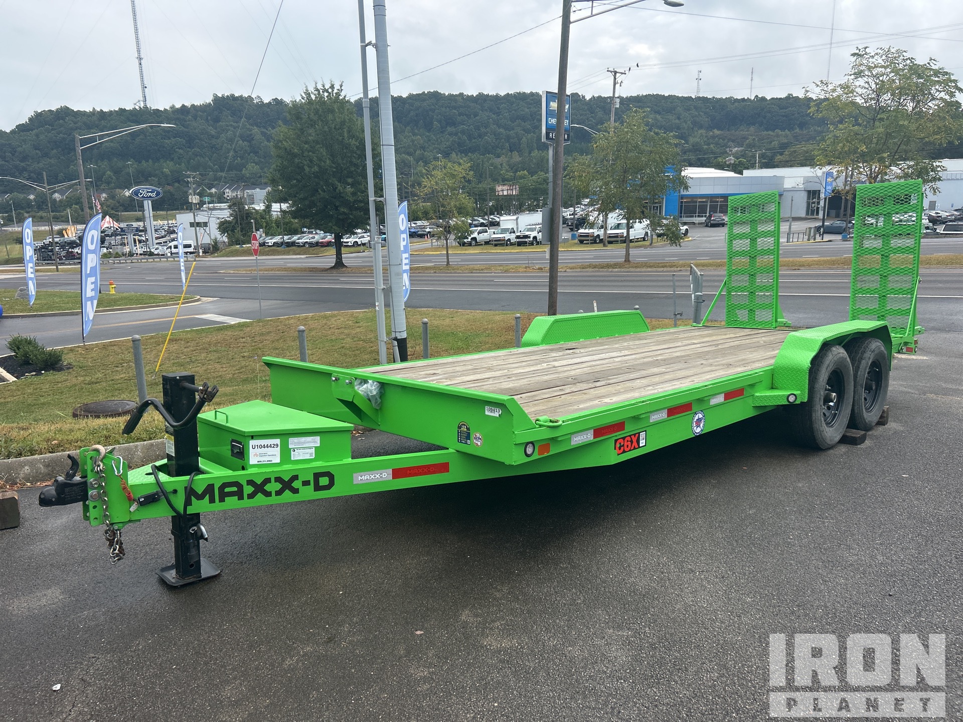 2024 Maxey 20 ft T/A Flatbed Trailer