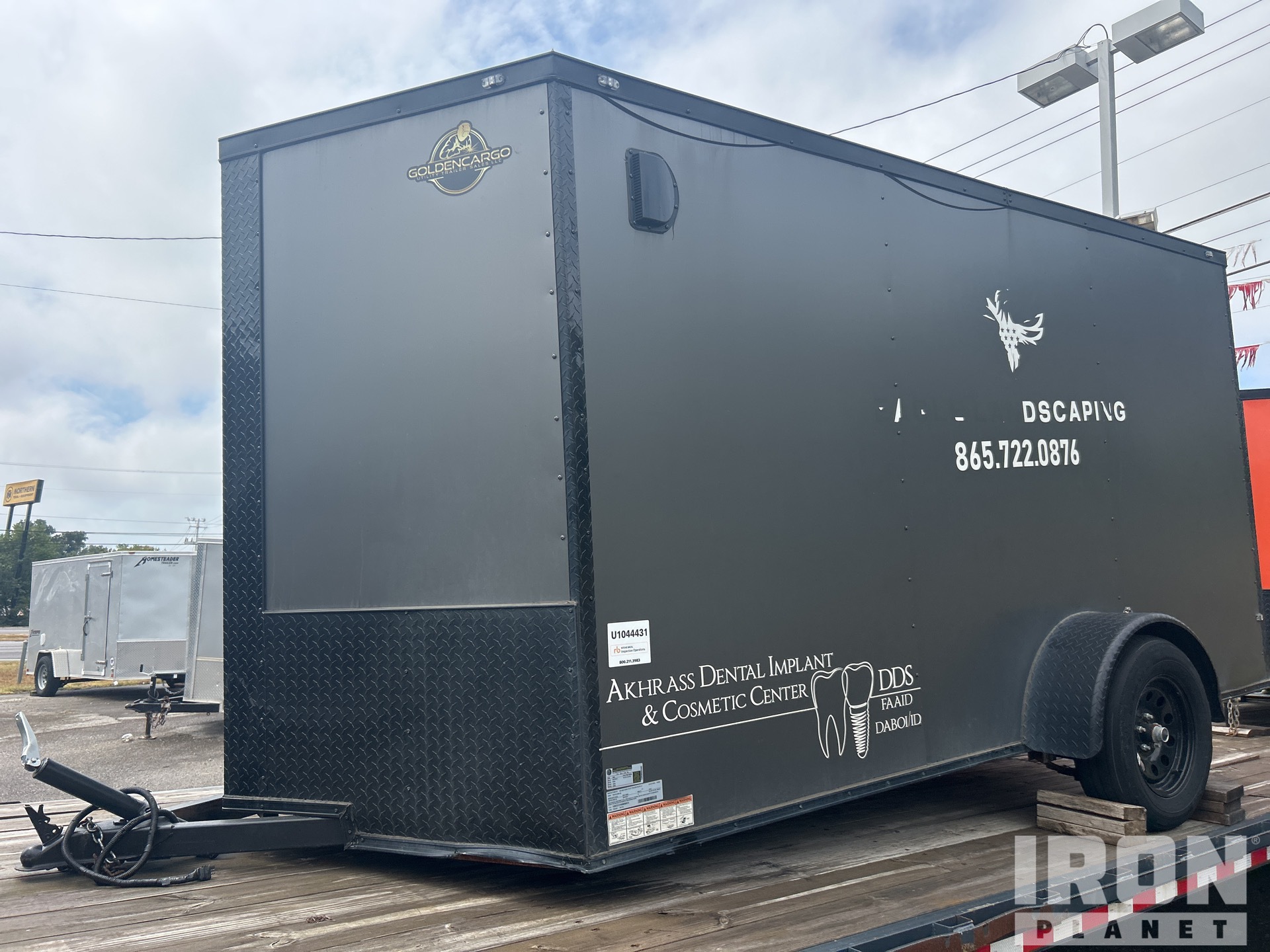 2025 Golden Cargo 1790 lb 14 ft S/A Flatbed Trailer