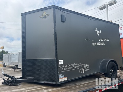 2025 Golden Cargo 1790 lb 14 ft S/A Flatbed Trailer