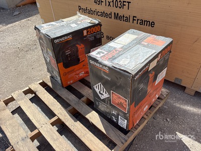 Quantity of (2) Generac 2000 Portable Power Station Generador Portátil