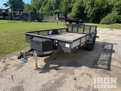 2025 Diamond C 12 ft S/A Utility Trailer