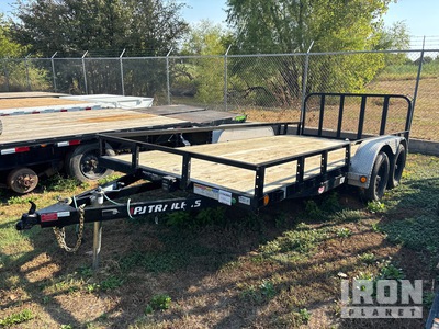 2025 PJ UL161 16 ft T/A Trailer utilitario