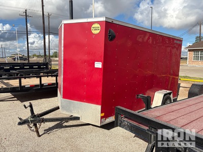 2023 American Cargo FT612ST-D 12 ft S/A Remolque Cerrado