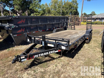 2023 PJ Trailers T/A 1 Car Open Car Carrier Trailer