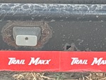 Trailer Chassis with License Plate Light Functional