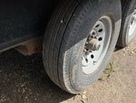 Trailer Chassis with Tire Condition