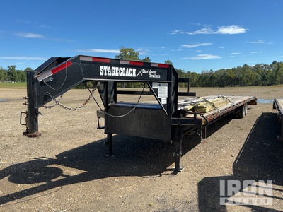 2023 Davidson 102X40 (35+5) GN 7A 40 ft T/A Gooseneck Equipment Trailer