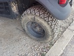 Chassis with Left Rear Tire