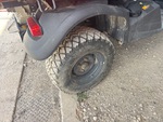 Chassis with Right Rear Tire