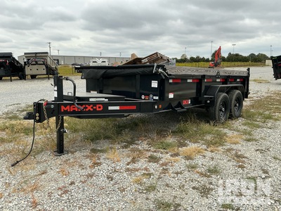 2025 Maxey 14 ft T/A Dump Utility Trailer