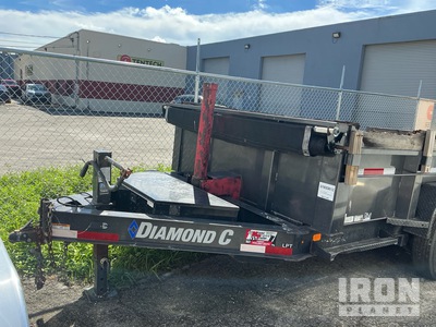 2022 Diamond C 12 ft T/A Przyczepa Lekka Wywrotka