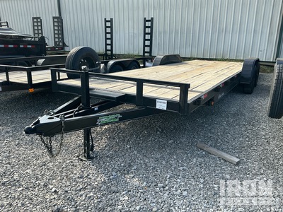 2024 Nationcraft 24 ft T/A Flatbed Trailer