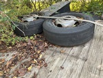 Trailer Chassis with Tire Condition
