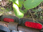 Trailer Chassis with Brake Lights Functional