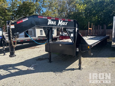 2025 Trailmax MAX210S-40 5000 lb 40 ft T/A Gooseneck Equipment Trailer